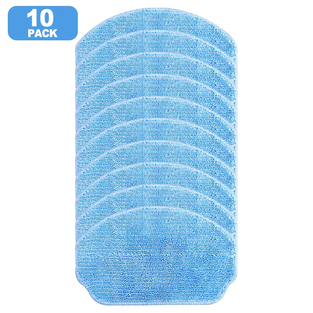 Microfiber Reusable Mop Cloth Replacement for Conga M10 / UMMUND For BR151 Robot Vacuum Cleaner 4 Pack 10 Pack Easy Install