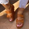 Thick Sole Sandals for Women 2026 Summer New Double Layer Thick Sole Outdoor Fashion Sandals Durable Anti Slip Slippers