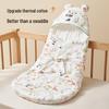 Copertina Swaddle in Puro Cotone Ispessito per Bambini Autunno/Inverno – Doppia Utilizzo: Ricevimento Neonato e Uso Esterno