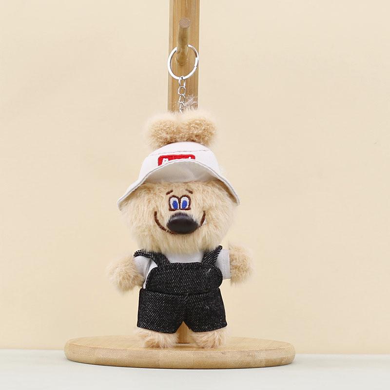 Plush Bear Keychain Animal Plush Toy For Couples Bag Charm