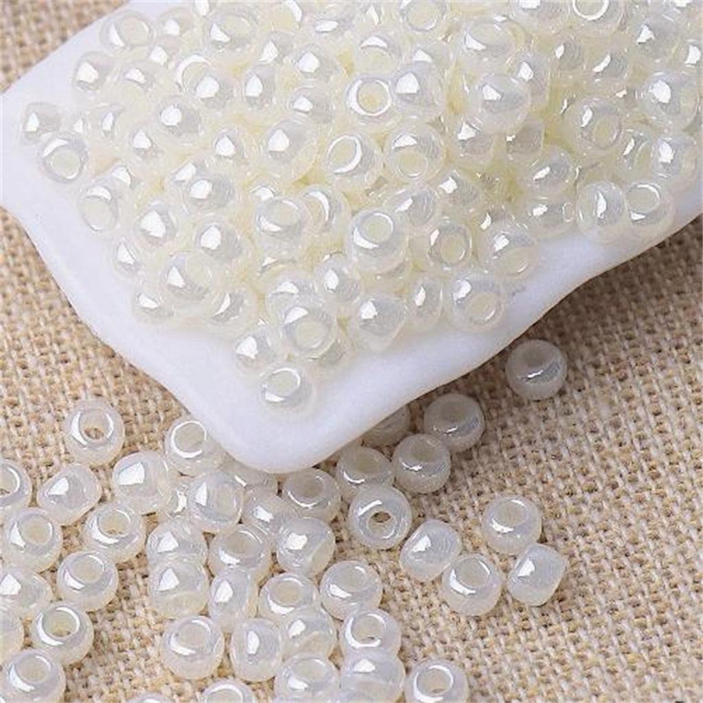10g  3mm  Pearl  Colorful Round Opaque Loose Spacer Bead Cezch Glass Seed Beads Handmade Jewelry DIY Garment Bead