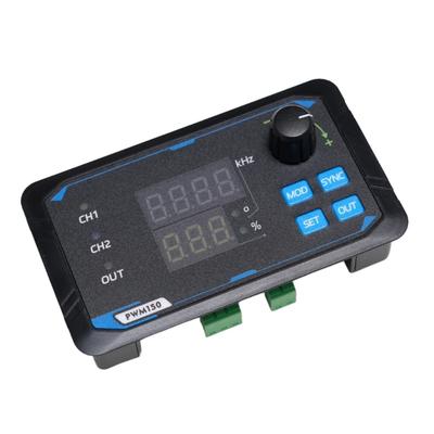 PWM150 Dubbelkanaals Signaalgenerator Instelbare Vierkante Pulsfrequentie 5-24V Voor Servo Motor Driver Frequentiemeter