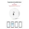 Tuya ZigBee Real Time Temperature And Humidity Sensor Work With Alexa Google Home Smart Home Smart Life/Tuya Smart App Control