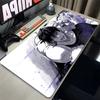Mouse Pad Laptop Black and White Manga Mousepad Japan Anime J-jujutsu K-kaisen Desk Mouse Mat PC Toji Fushiguro HD Keyboard Pad