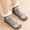 Female Winter Thickened Medium Tube Anti-slip Home Floor Snow Socks