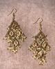 Indian Handmade Drop Earrings Gold Finish Beads Lacquer Kundan Jewelry