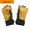 OLOMM Professional Double-Layer Cowhide Rappelling Gloves
