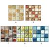 Anti-Collision Wallpapers DIY Mosaic Tile 3D Self Adhesive Children Protective Wall Stickers Removable Home Decoration