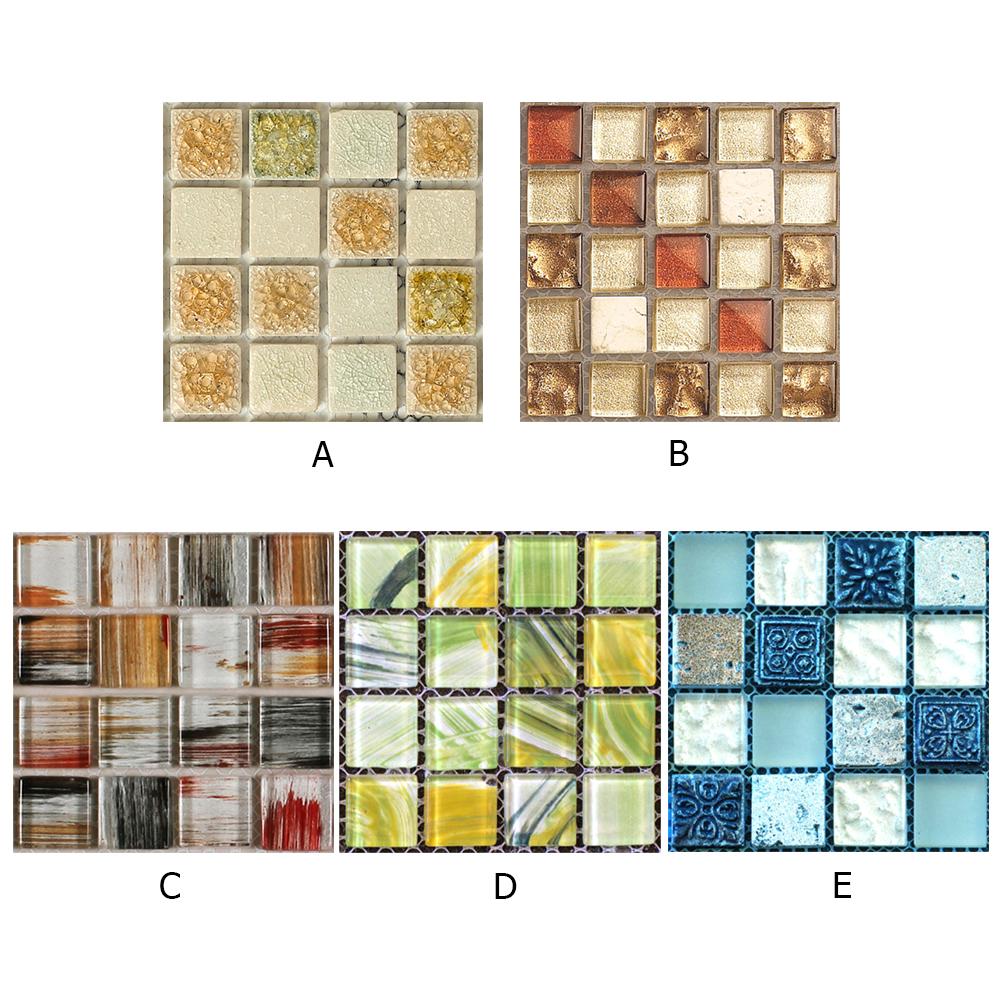 Azulejo Mosaico Adhesivo 3D para Pared Engrosado Impermeable Fondo de Fotografía Decoración Revestimiento de Pared para Mejora del Hogar