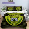 Al Wasl Football Club  Pattern Bedding Quilt Set  Home Decoration  Gift (1 * duvet cover + 2 * pillowcase  without core)