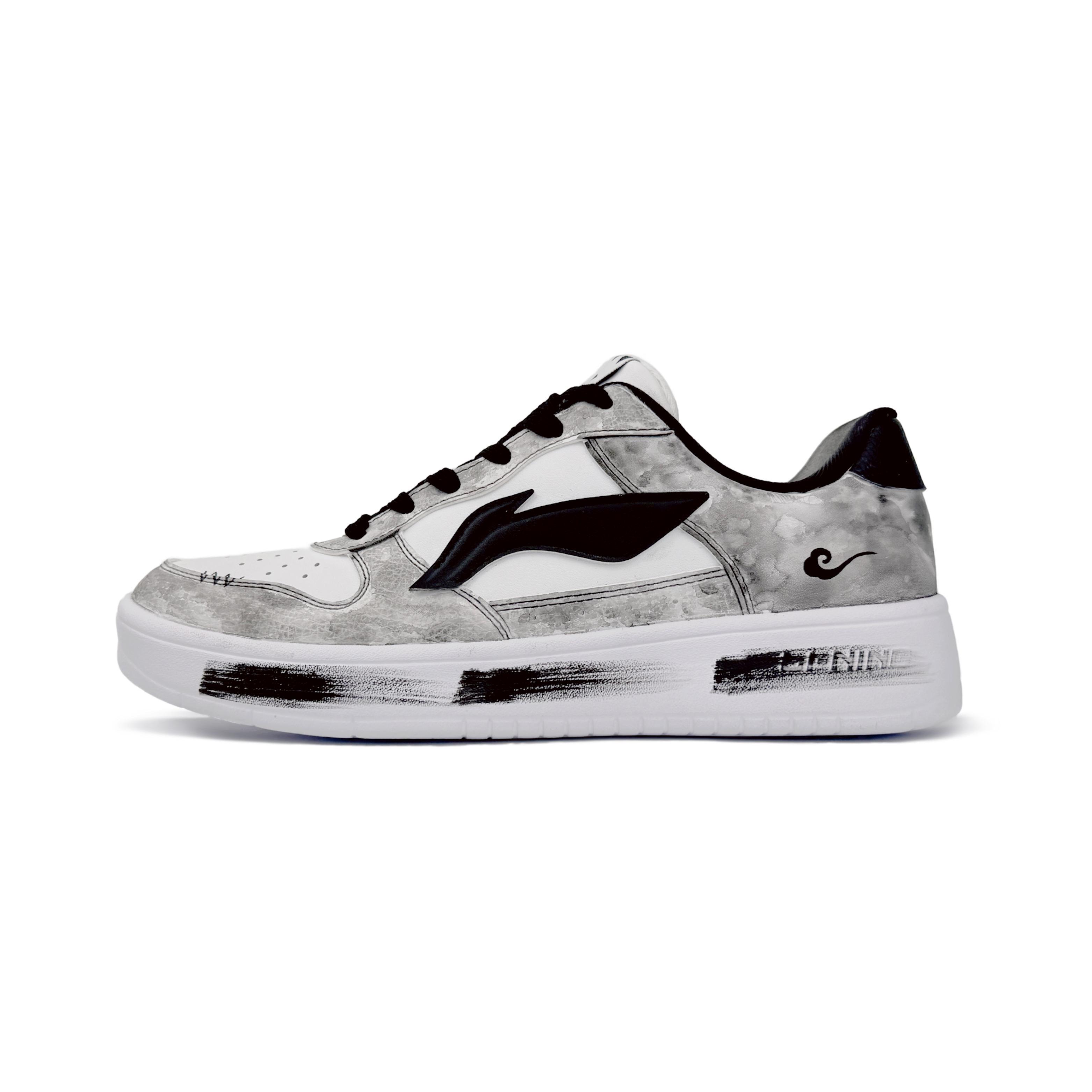 

Li Ning Slip Resistant, Abrasion Resistant, Breathable, Height Increasing Low top Skateboard Shoes Men s AGCS419-1(Team11-) 45