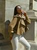 Jacket Motorcycle Beige Soft Biker Women Genuine Lambskin Handmade New Leather