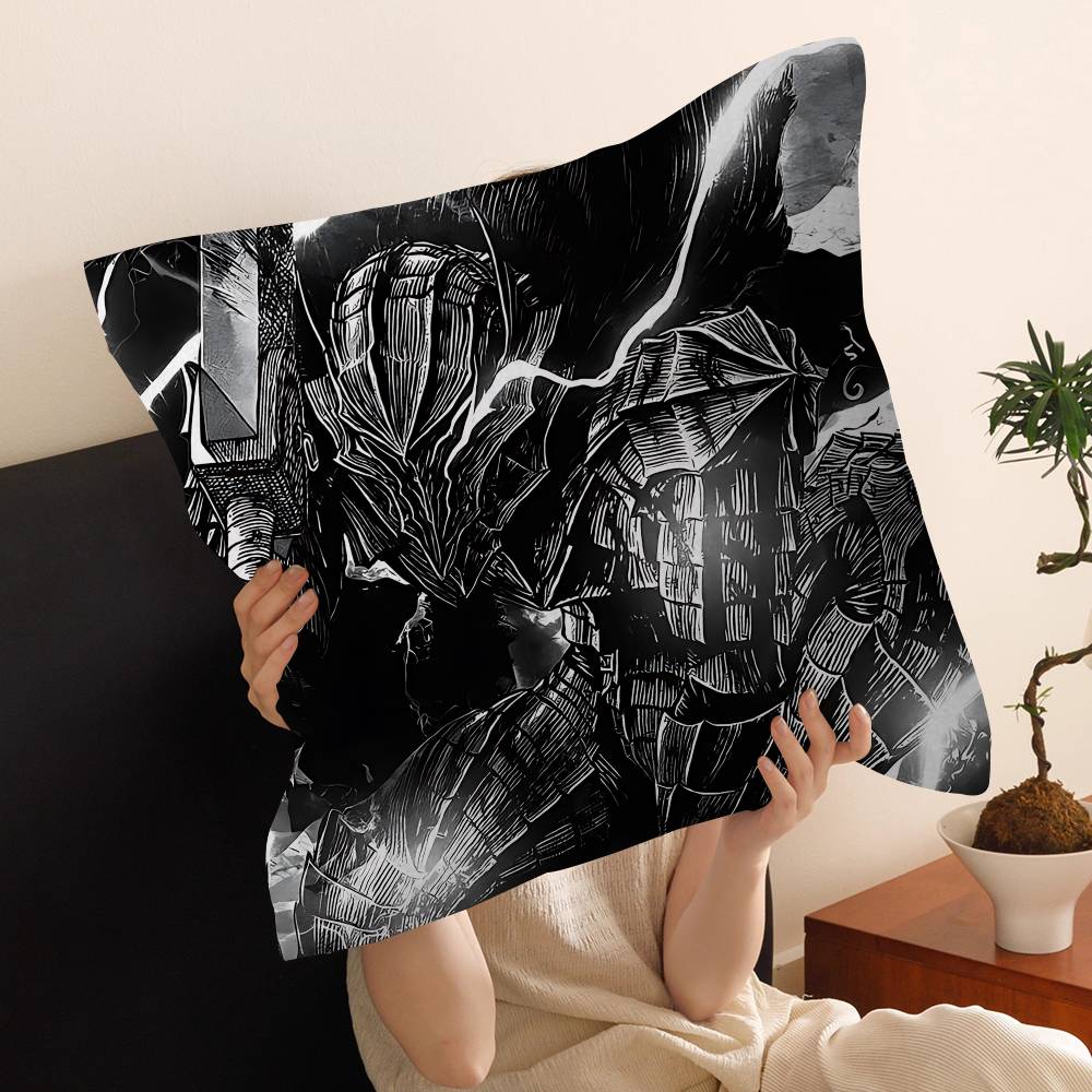 Anime B-berserk Pillow Gift Home Office Decoration Bedroom Sofa Car Cushion Cover Case 45x45