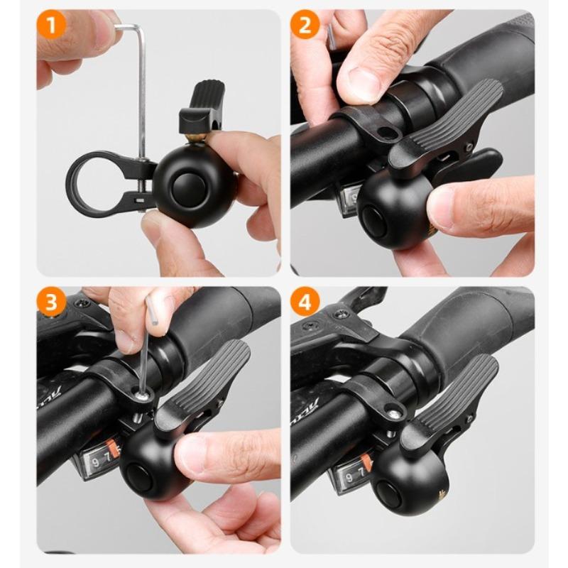 1pc Small Practical Bike Bell Horn Handlebar MTB Road Cycling Call Ring Crisp Sound Warning Alarm for Safety Bicycle Accessories