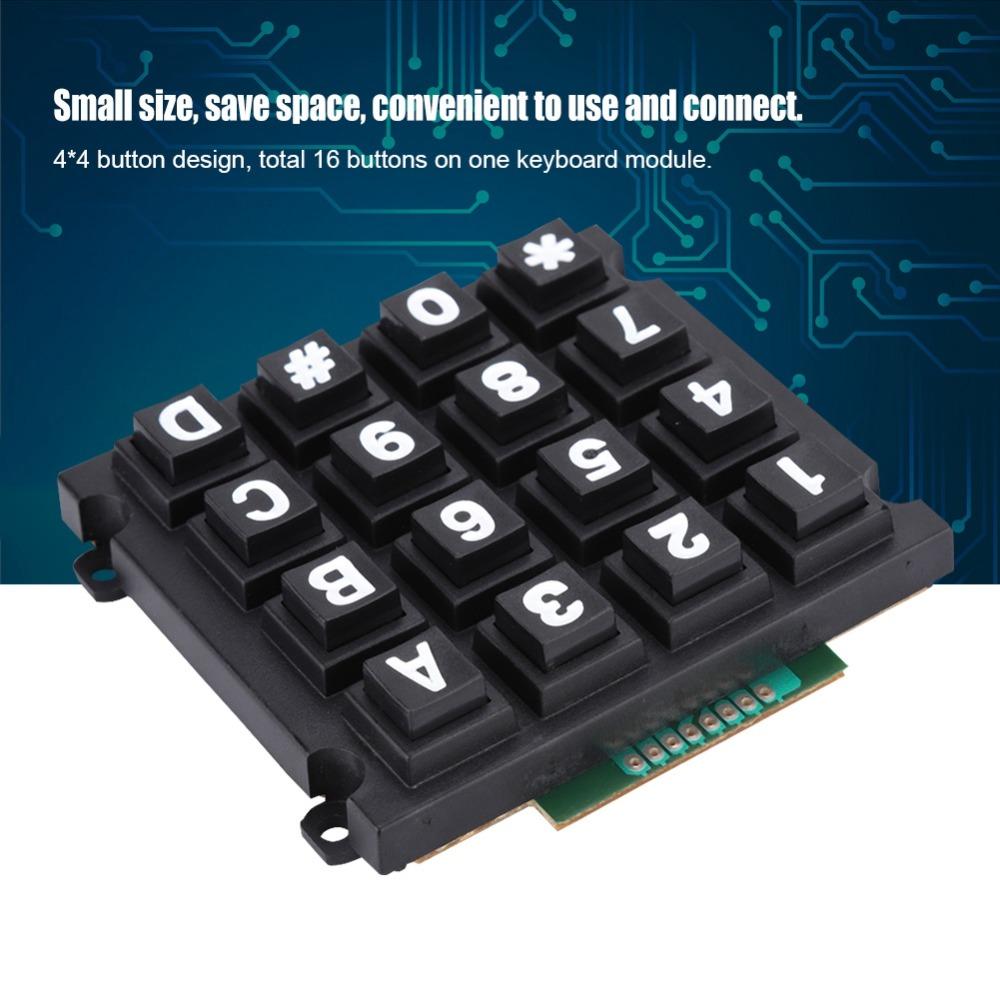 16 Keys External Big Keypad 4x4 Button Keyboard Module Keyboard Module  Electronic Projects