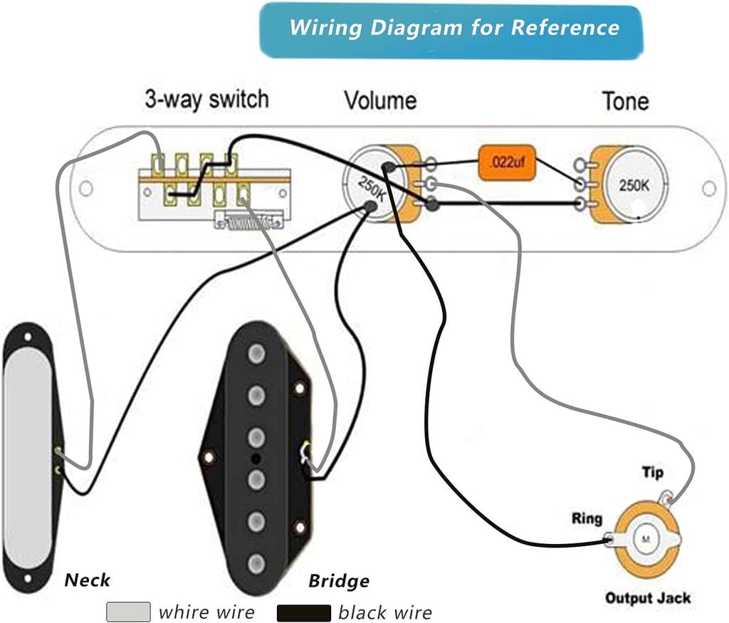 Guitar Telecaster Saddle Bridge Switch Control Guitar Neck Pickup Set Saddle Bridge Plate Loaded Alnico V Pickups Telecaster Electric Guitar
