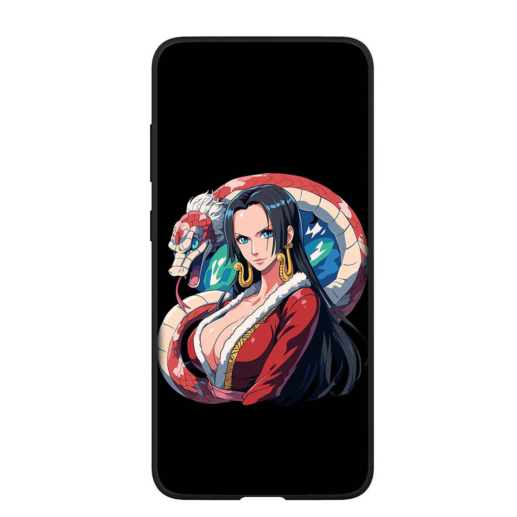 Phone Case for iPhone 17 15 16 Plus Redmi Note 14 12 11 13 Pro Max Huawei P30 P20 Lite OPPO A60 A40 A80 A54 Luffy Boa Hancock One Pieces Poster Cover