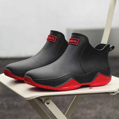 Regenschuhe für Herren Mode Paare Regenstiefel Wasserdicht Gartenschuhe für Damen Rutschfest Angelstiefel für Herren Outdoor Galoschen