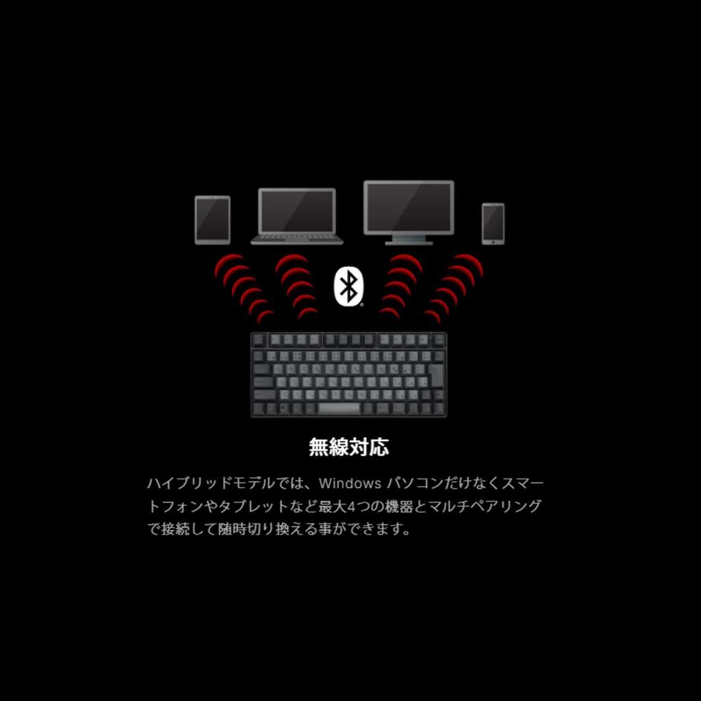 REALFORCE RC1 Japanese 30g Key C1HJ13 Keyboard, 70%, Black, Layout, Load, Bluetooth, Wired, Compact,