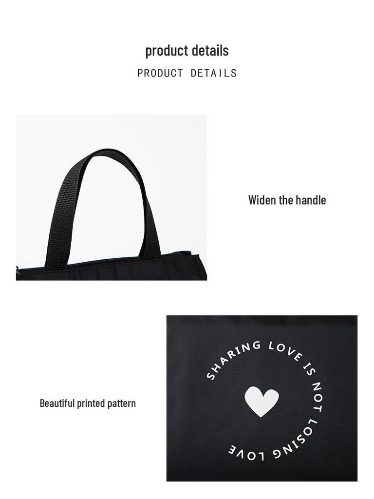 Thickened Waterproof Insulated Oxford Cloth Lunch Handbag