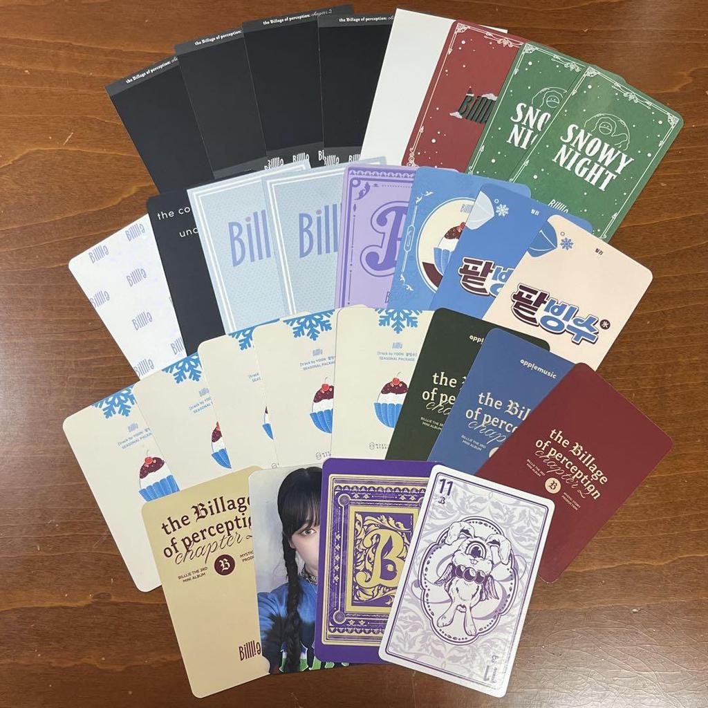 [USED] Billlie Trading Card Postcard Set of 31