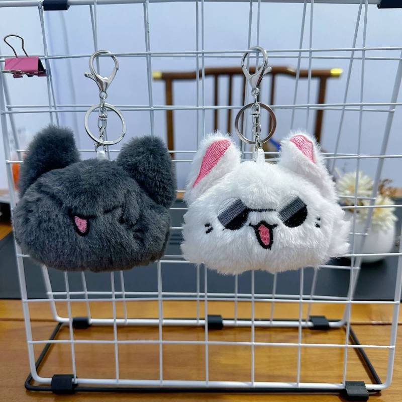 Jujutsu Kaisen Plush Toy Cute Cat Animal Stuffed Animal With Squeaker And Collectors