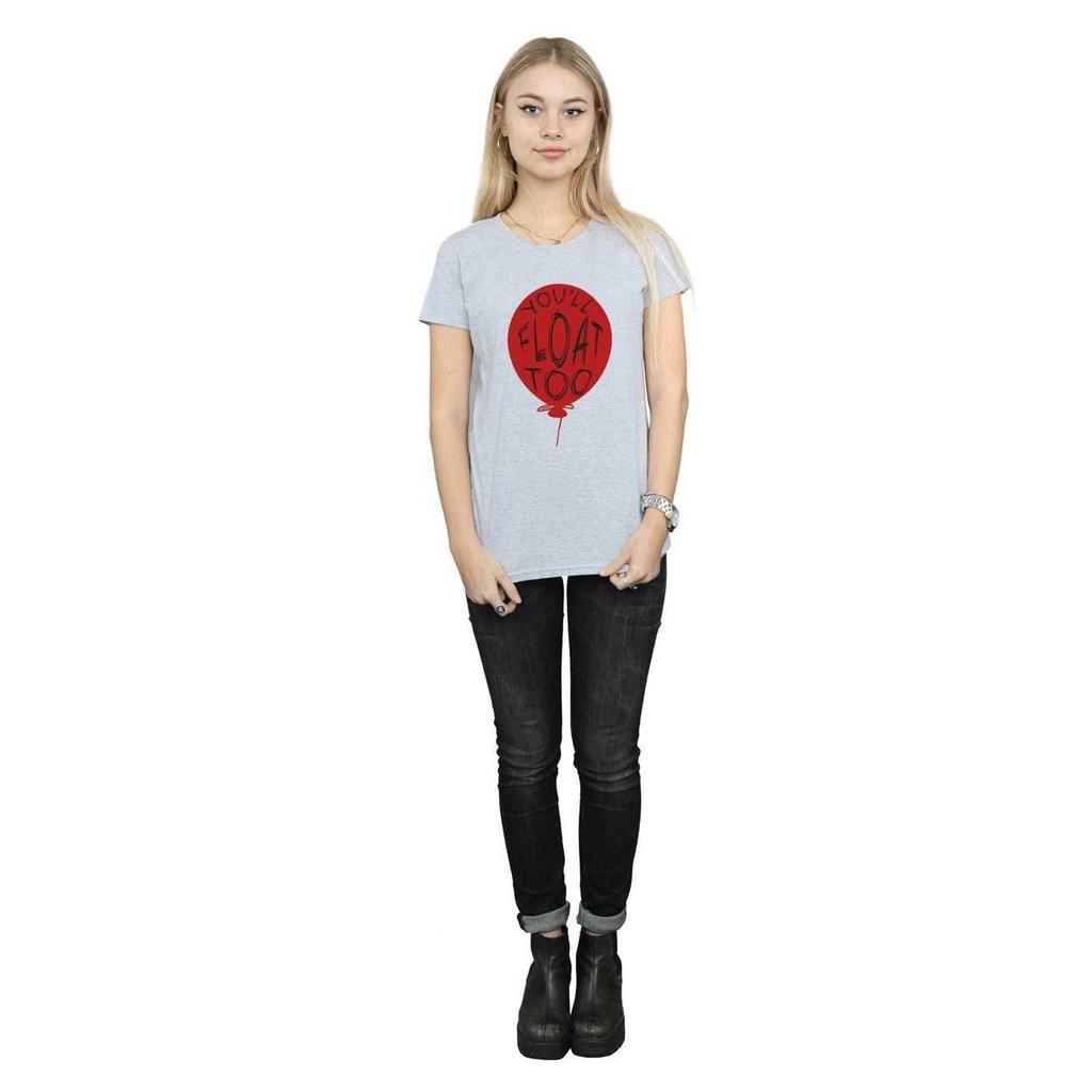 It Womens/Ladies Pennywise You´ll Float Too Cotton T-Shirt