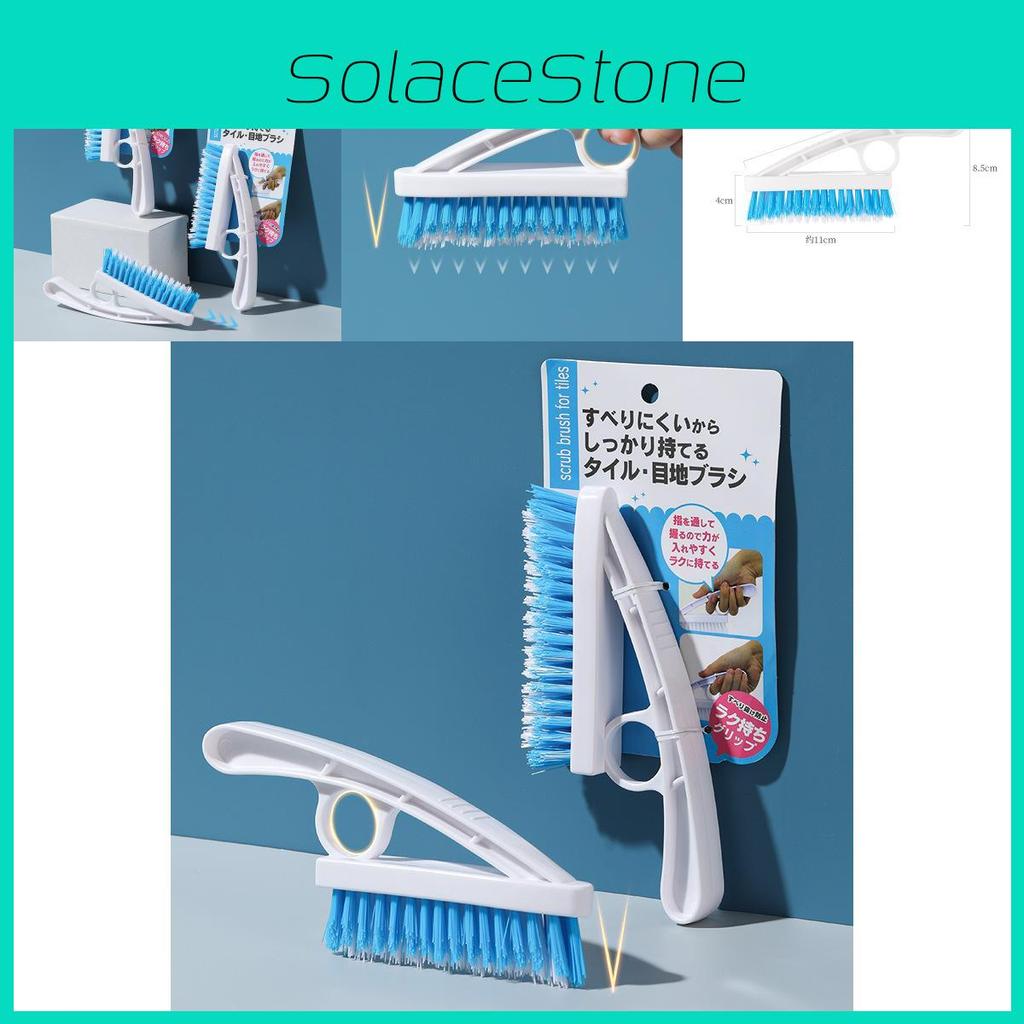 Type Tile V Gap Cleaning Brush With Plastic Handle For Bathroom Scrubber Wall