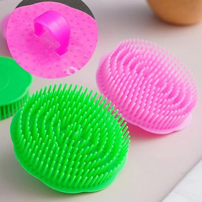 Shampoo Brush Adult Scalp Brush Soft Glue Comb Long Hair Hair Scalp Head Massage