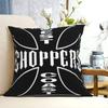 Personalized West Coast Iron Cross Choppers Square Pillowcase Cushion Cover Pillow Case Throw Pillow Cover for Home Bedroom Car
