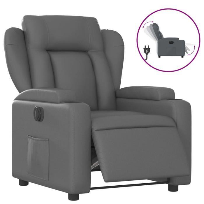 VidaXL Electric Recliner Armchair, Relaxation Chair with Adjustable Backrest and Footrest, Living Room Seat, Modern, 3204533