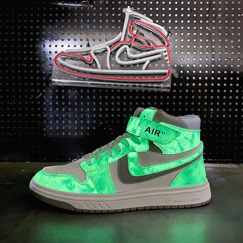 2022 Nuovi Uomini Scarpe Luminescenti Colorate Scarpe Casual Alte Moda  Scarpe da Jogging Antiscivolo Traspiranti Taglia 39-44 acquista in modo  economico — spedizione gratuita, recensioni reali con foto — Joom