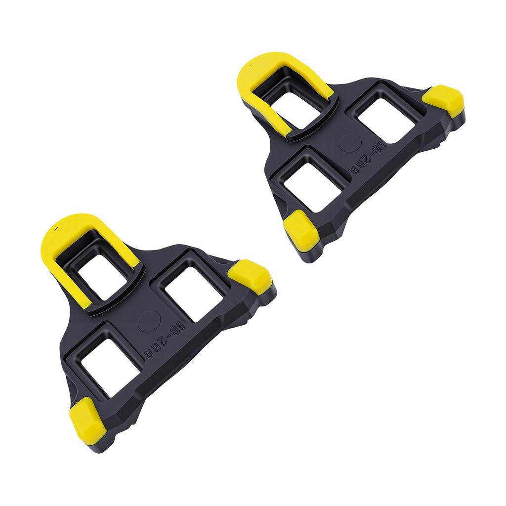 Bicycle Cleats Quick Locking Plate Anti Slip Road Bike Pedal Replacement Cleats for 3 Hole Shoe