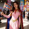 One Piece Nefertari D Vivi Cosplay Costume With Polyester Fabric For Anime Conventions