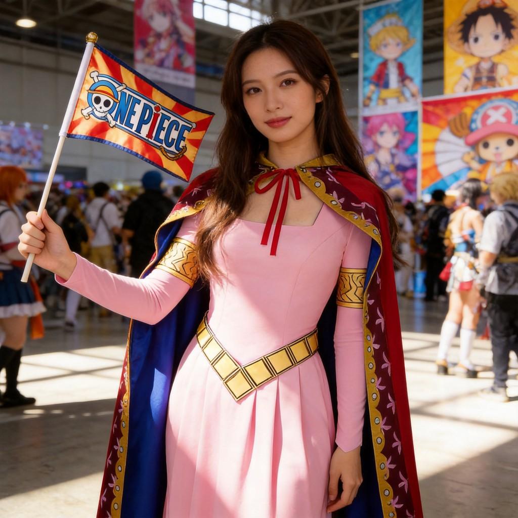One Piece Nefertari D Vivi Cosplay Costume With Polyester Fabric For Anime Conventions