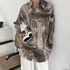 Autumn Women's Chiffon Shirt Retro Hong Kong Style Long Sleeved Shirt Women's Top