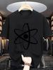 Unisex T-shirt Summer Men'S Fashion Short-Sleeve T-Shirt with Letter Pattern Print