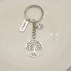 Vintage Tree of Life Alloy Pendant Keychain - Thanksgiving Holiday Gift & Decoration