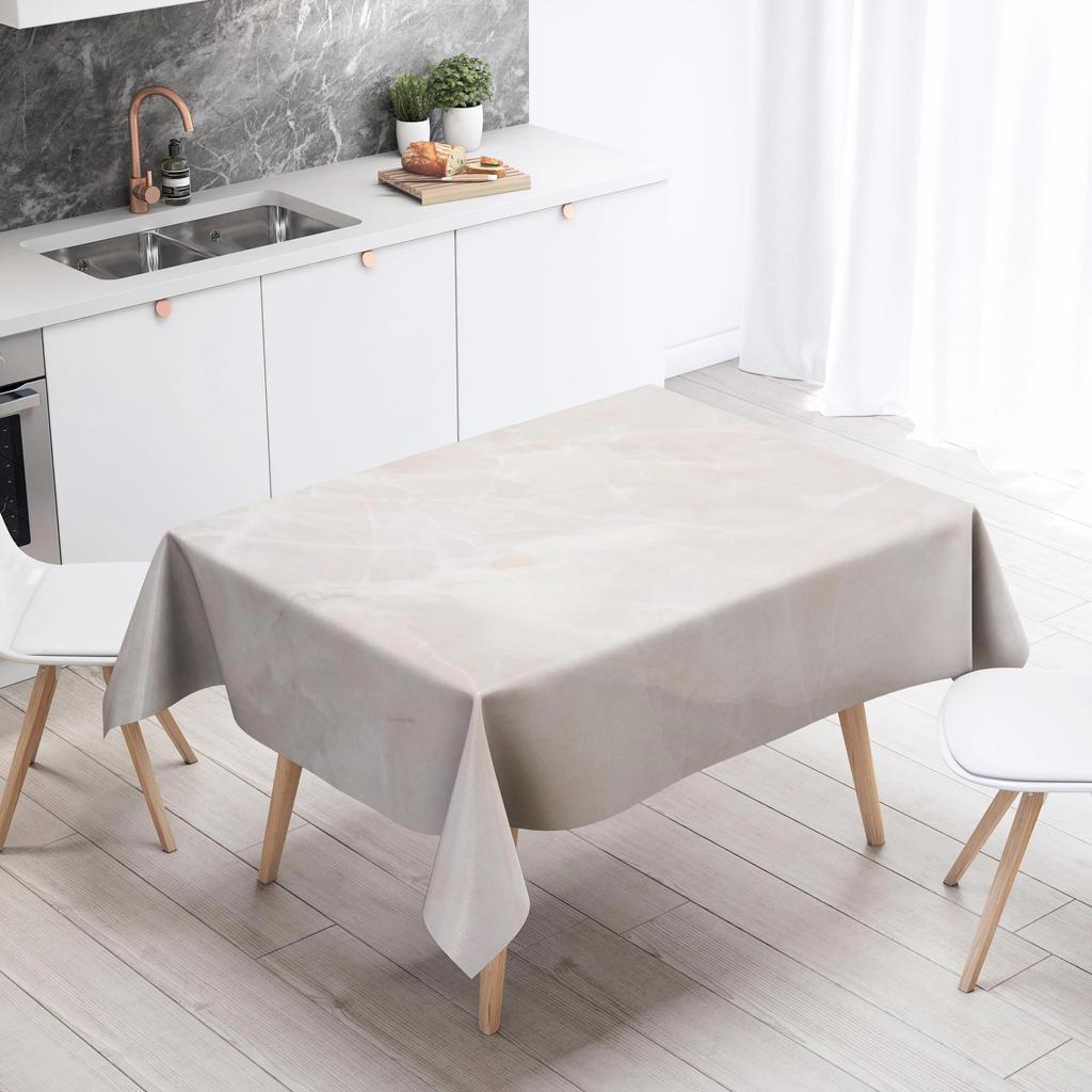 Marble Striped Tablecloth Home Decor Stain Resistant Waterproof Table Decoration Rectangular Kitchen Fireplace Tops