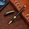 Classic Business Black Metal Orb Pen Medium Oil Pen Office Signature Pen Advertising Gift Pen Engraving