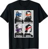 Renaissance Ninja Künstler Poster Stil Pop Art T-Shirt
