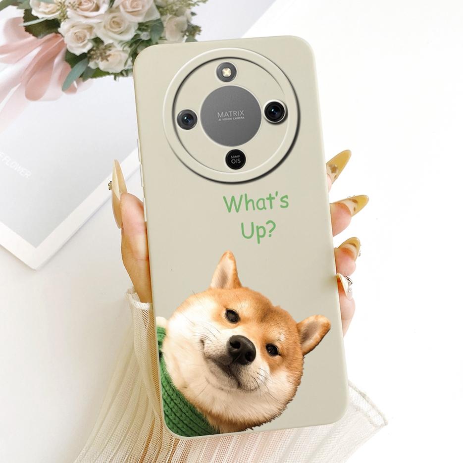 For Honor Magic 8 Lite Case Honor X9d MTN-NX1 Cute Dog Panda Cartoon Cover Silicone Case For Honor X70 X 70 HonorX9d Soft Fundas