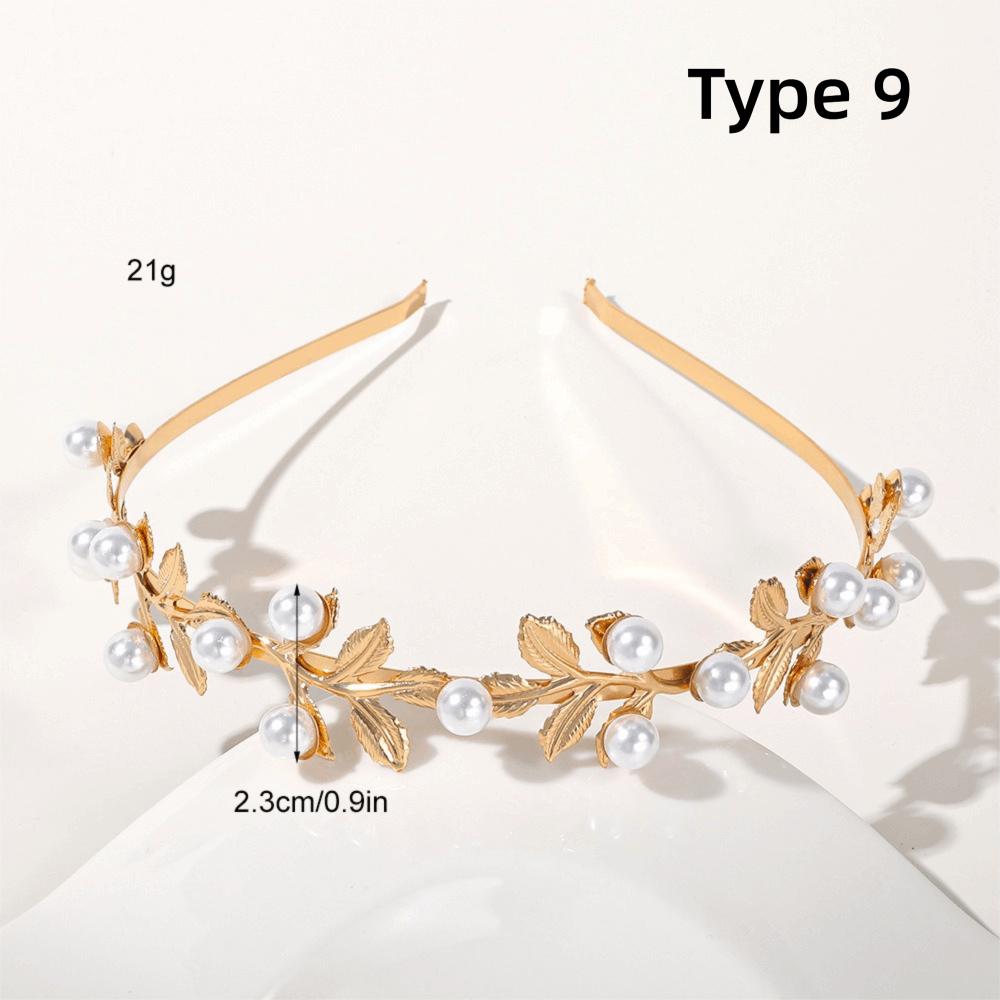 Korean Style Bridal Headpiece Comfort Fit Headwear Retro Hair Crown Wedding Party