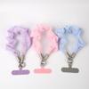 Korean Mesh Scrunchies Phone Lanyard Universal Anti-Lost Sweet Color Design Wrist Strap for Girls Sweet Style Matching Daily Use