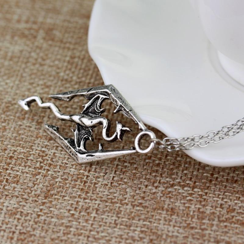 Wisiorek Smok Vintage Naszyjnik Choker Męski Dodatek Biżuteryjny