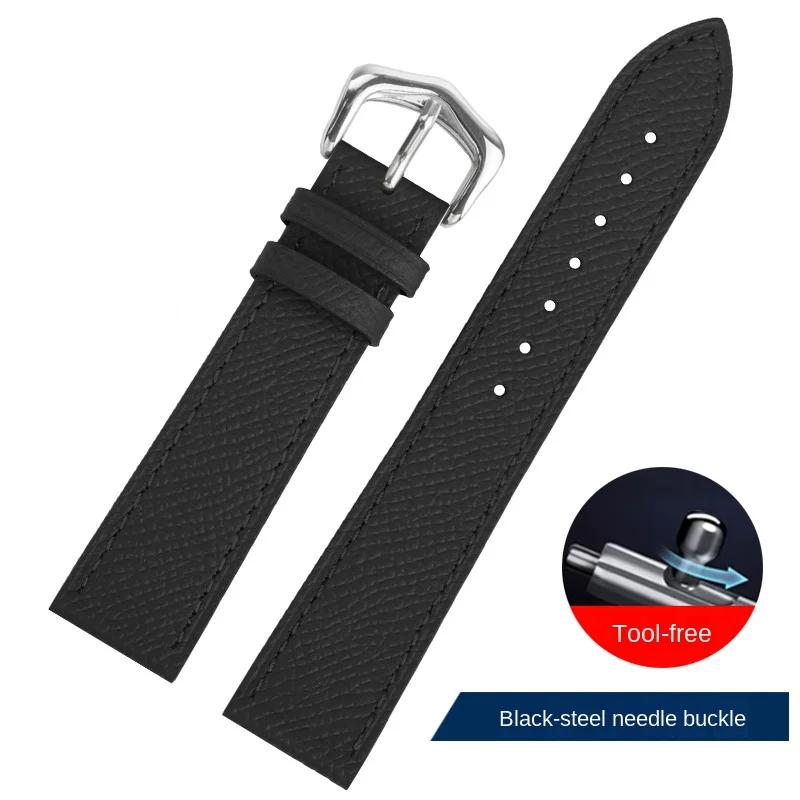 Suitable for Cartie Tank London Solo Key Dumont Watch Strap Men's Genuine Leather Women 14 16 18 20 Wrist Strap Accessories