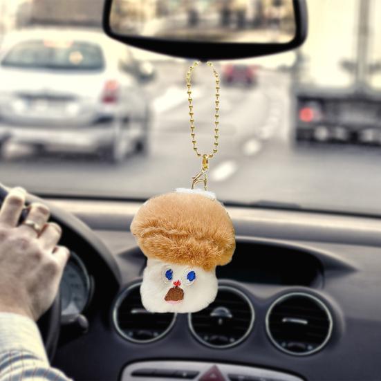 Muñeco de peluche con forma de seta de maíz y relleno de algodón PP suave con forma de dibujos animados, llavero de peluche con forma de verdura y gritos, regalo para niñas