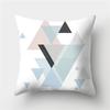 Grey Blue Pillowcase Geometric Cushion Cover Peach Skin Cushion Sofa Cushion Cushion Pillowcase Home Decor Pillowcase