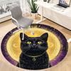 1pc Witchcraft Moonlight Office Round Area Rug, Under Office Chairs Bedroom Living Room Home Decor, Room Deco, Available in Various Sizes