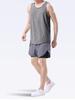Men's Quick-Dry Anti-Exposure 2-in-1 Sports Shorts: Breathable, Loose, for Running, Basketball, Fitness, and Swimming.